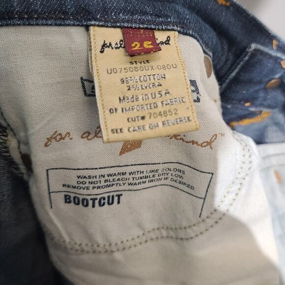 7 for all mankind Bootcut Rhinestone Pocket Jeans - Picture 7 of 7